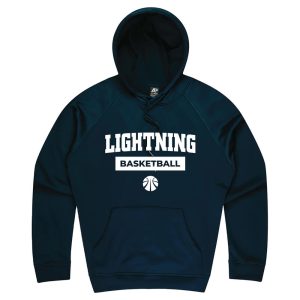 Adult Crusader Hoodies Lightning Basketball Logo