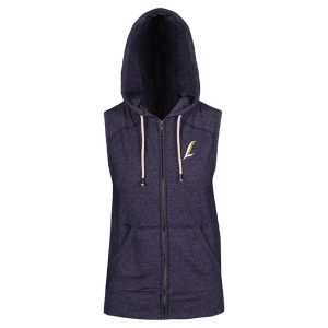Ladies/Junior Zip Sleeves Hoodies L Logo